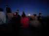 REU Students Enjoy a night hike