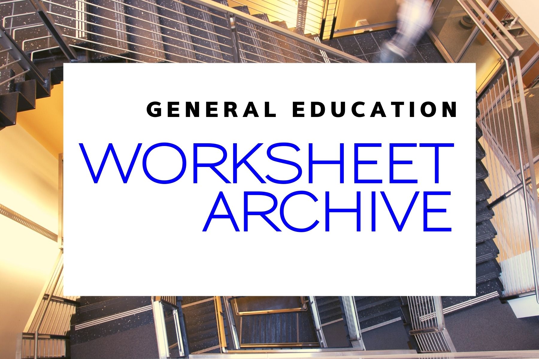 GE Worksheet Archive 