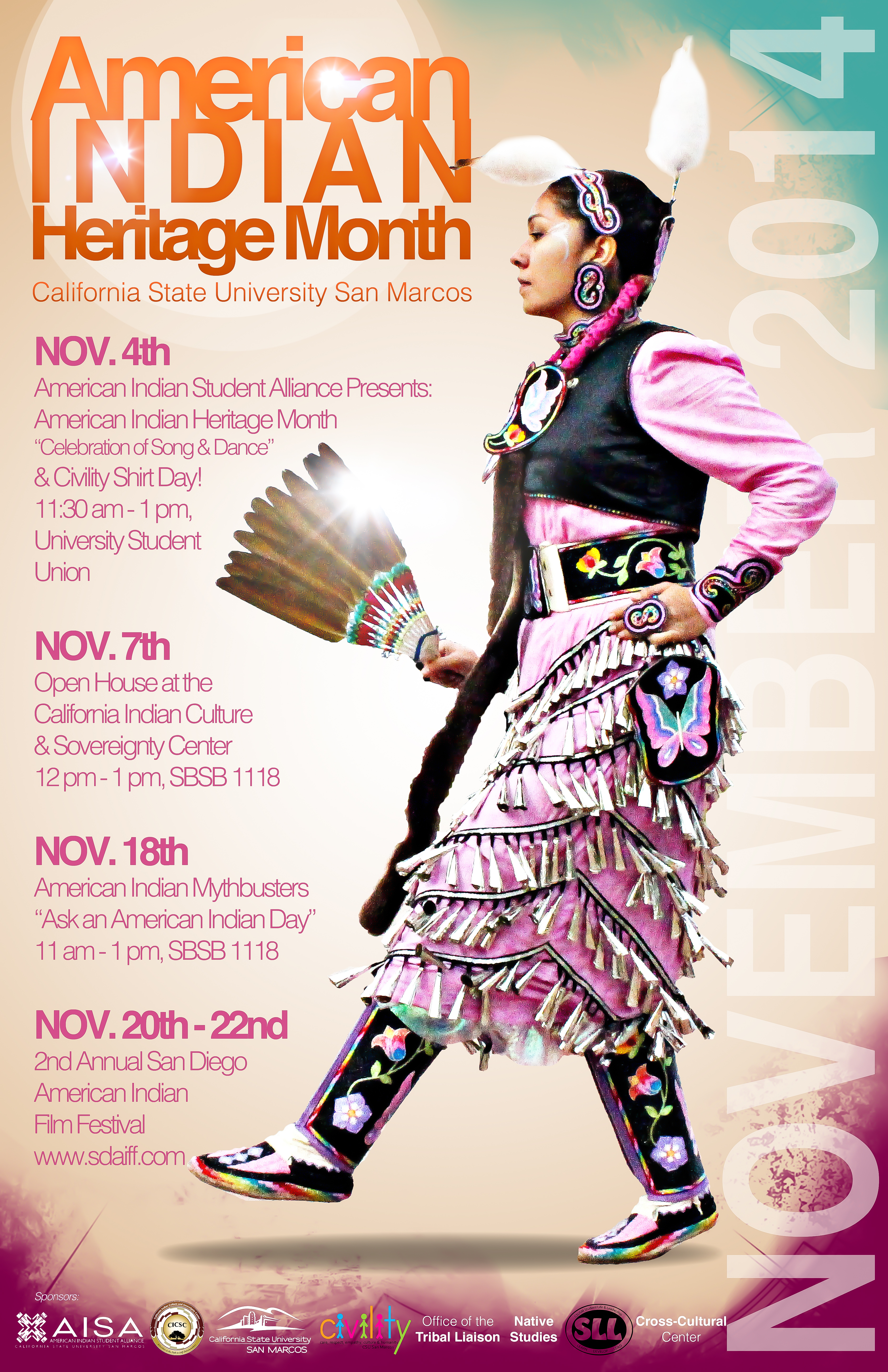 American Indian Heritage Month Flyer