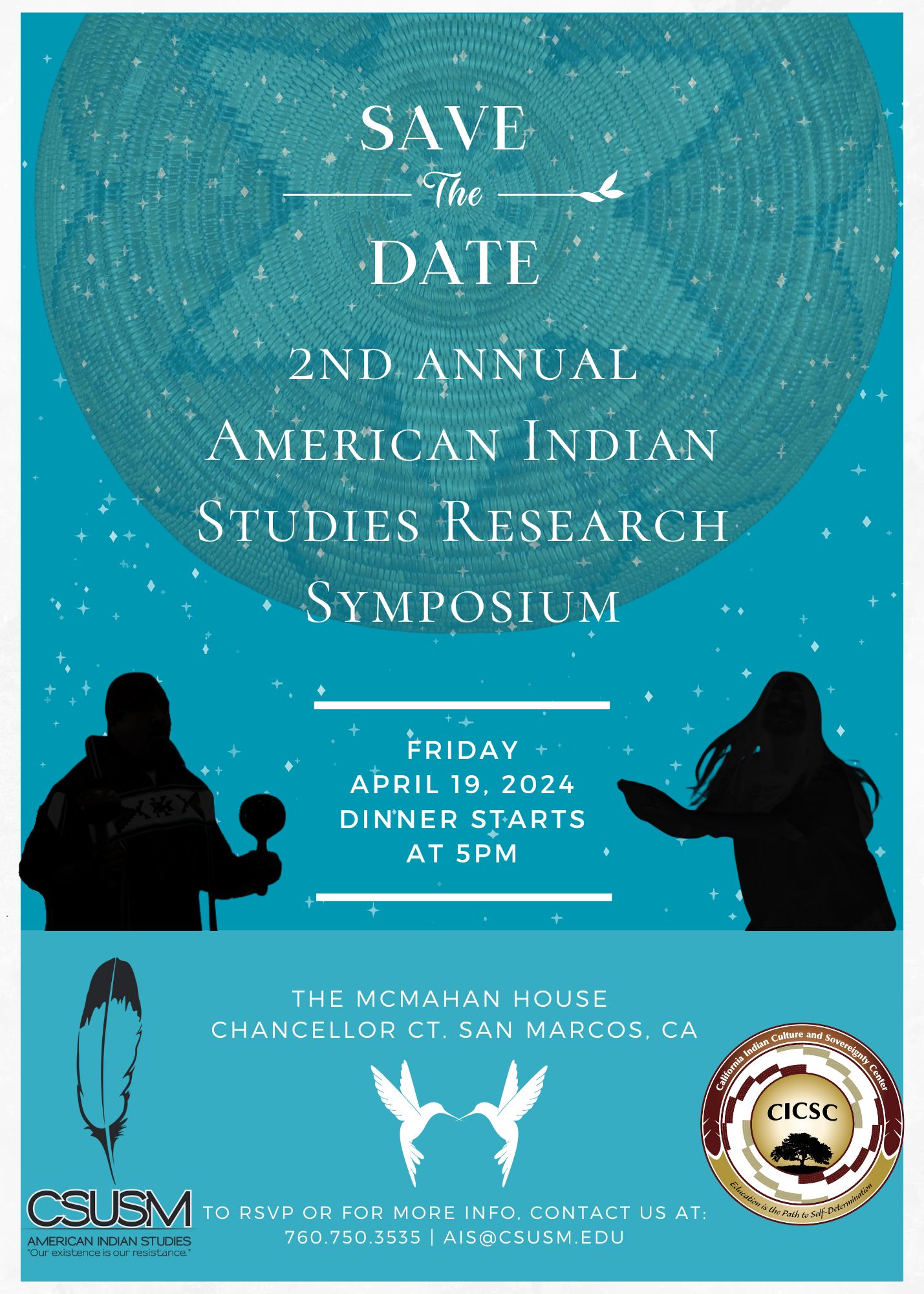 Flyer for the 2nd Annual 2024 American Indian Studies Research Symposium