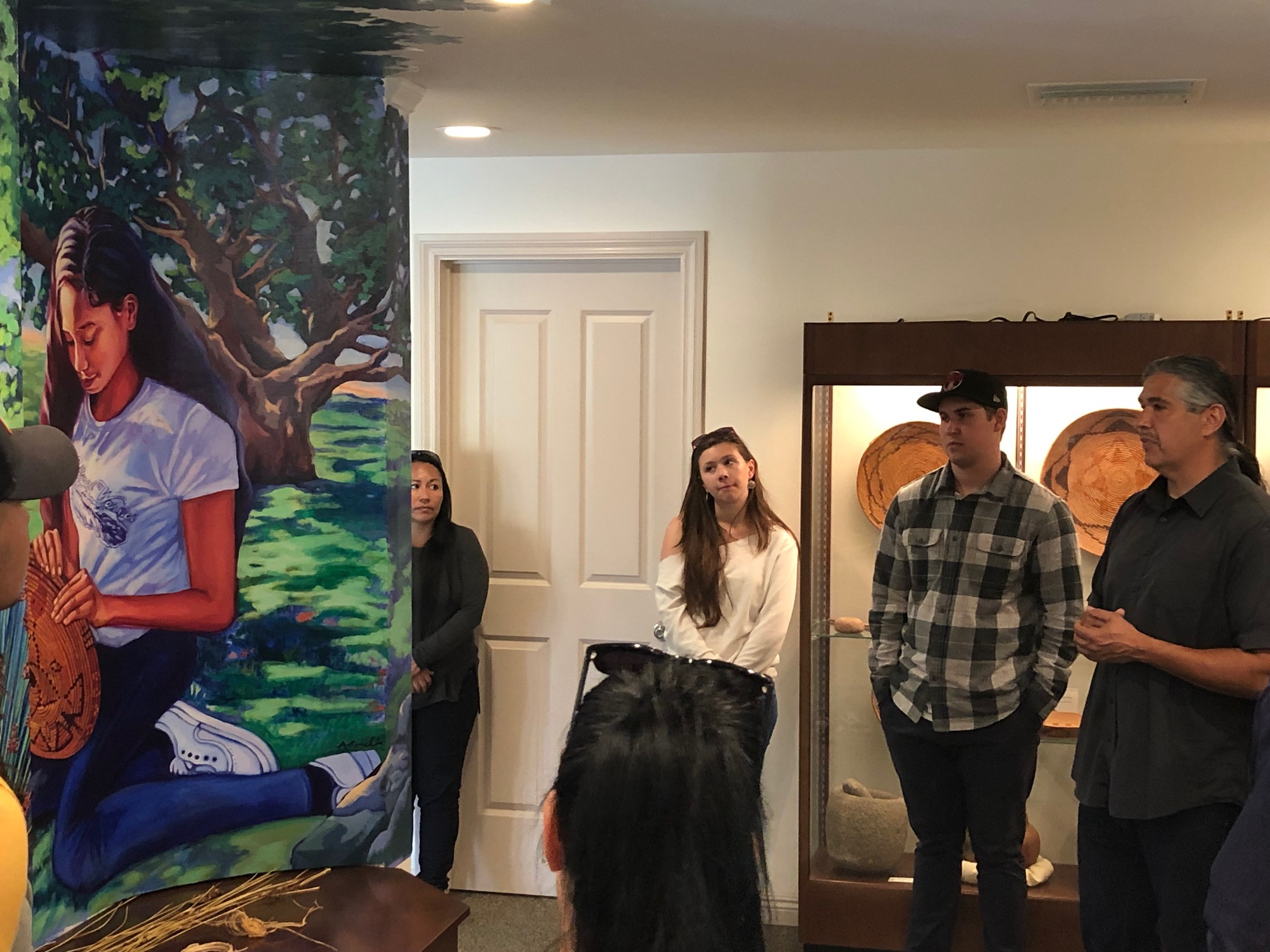 AIS 348 visiting the Cultural Resource Center at Sycuan