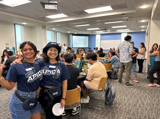 Welcome event within the center