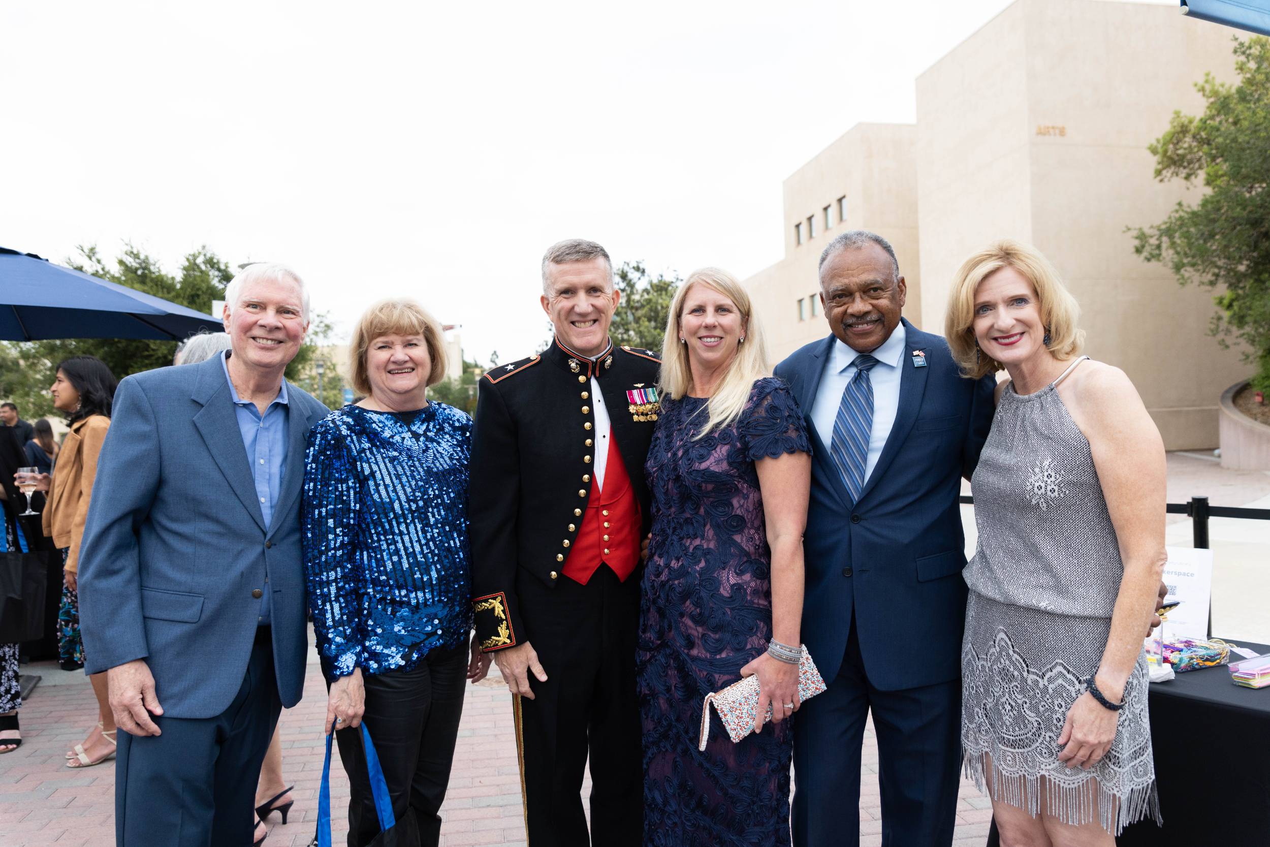 Individuals at 2023 Blue & Silver Dinner