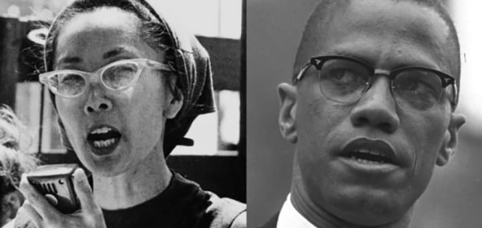 Yuri Kochiyama and Malcolm X