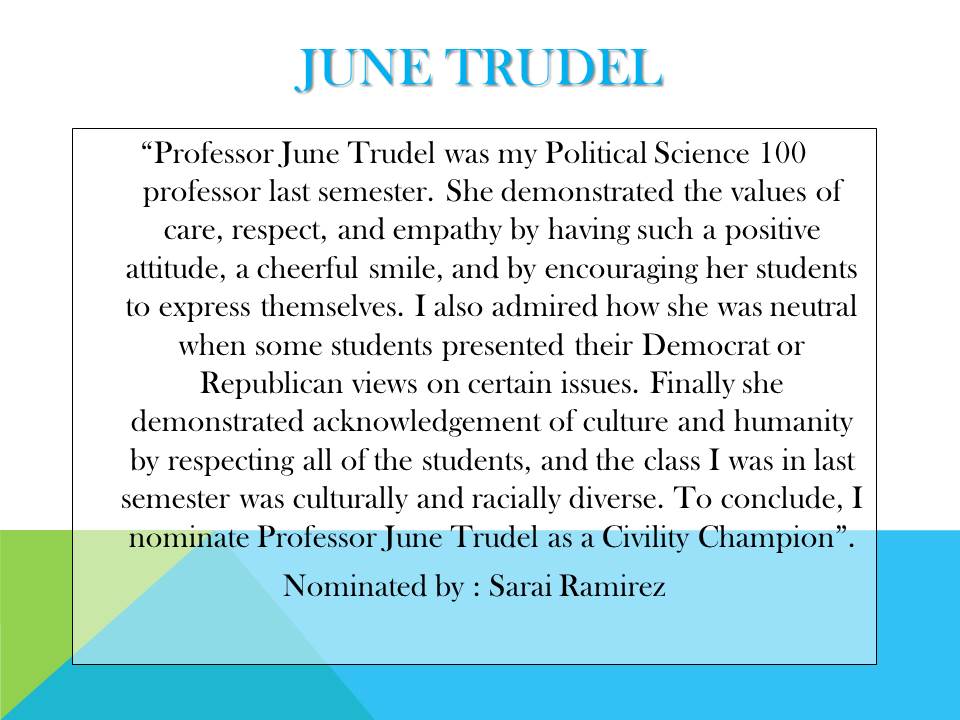 June Trudel