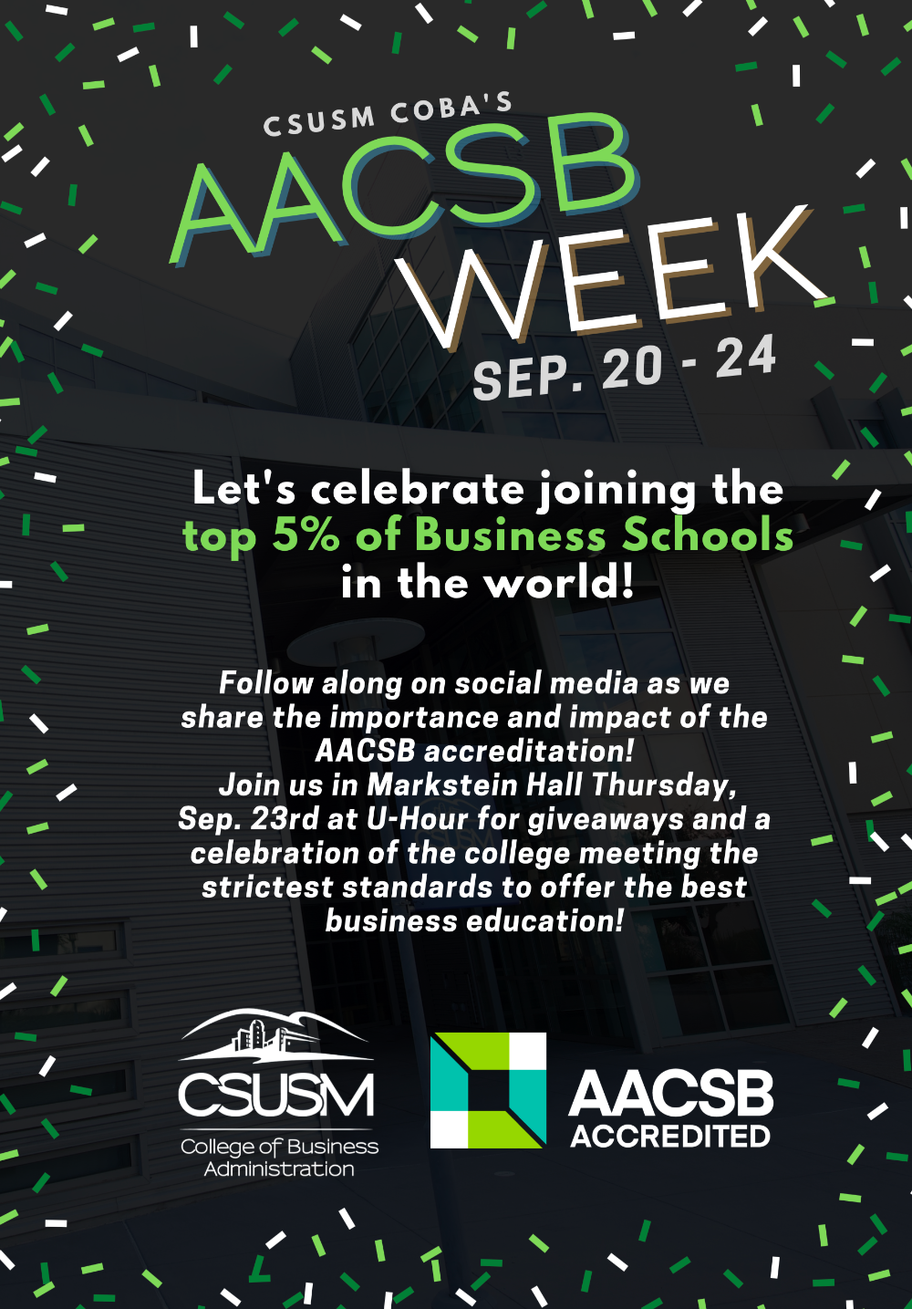 AACSB week flyer