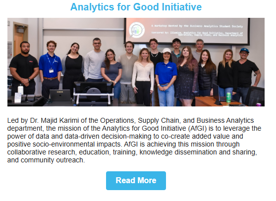 analytics for good article