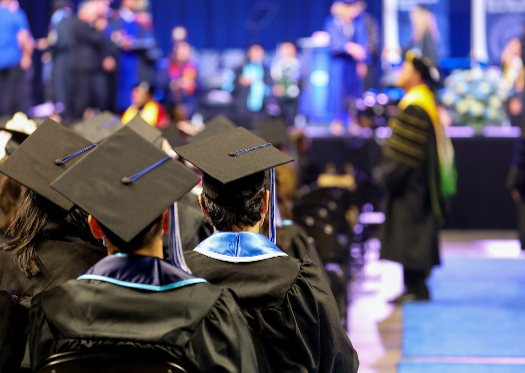 Grads in arena