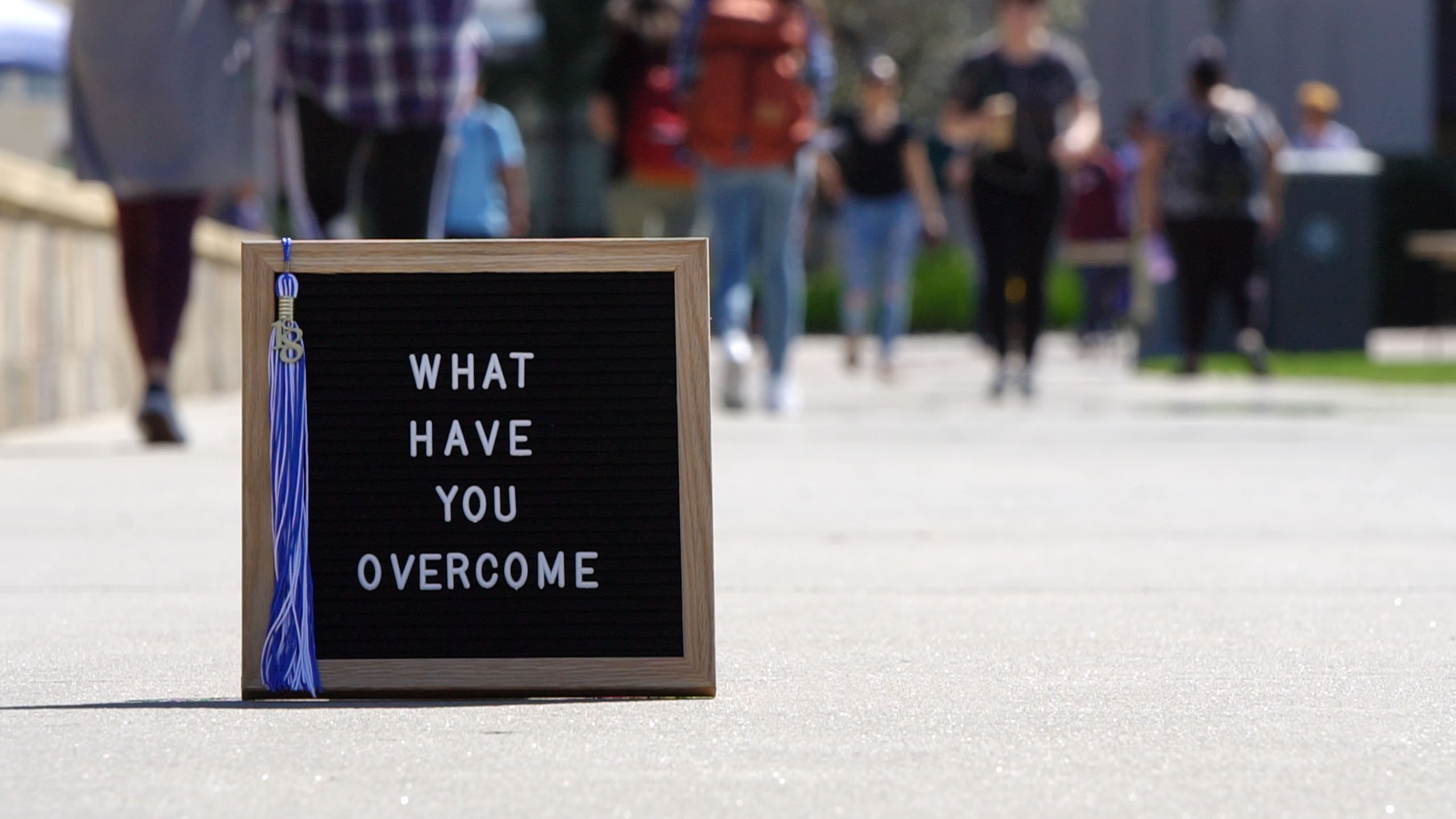 What have you overcome letterboard