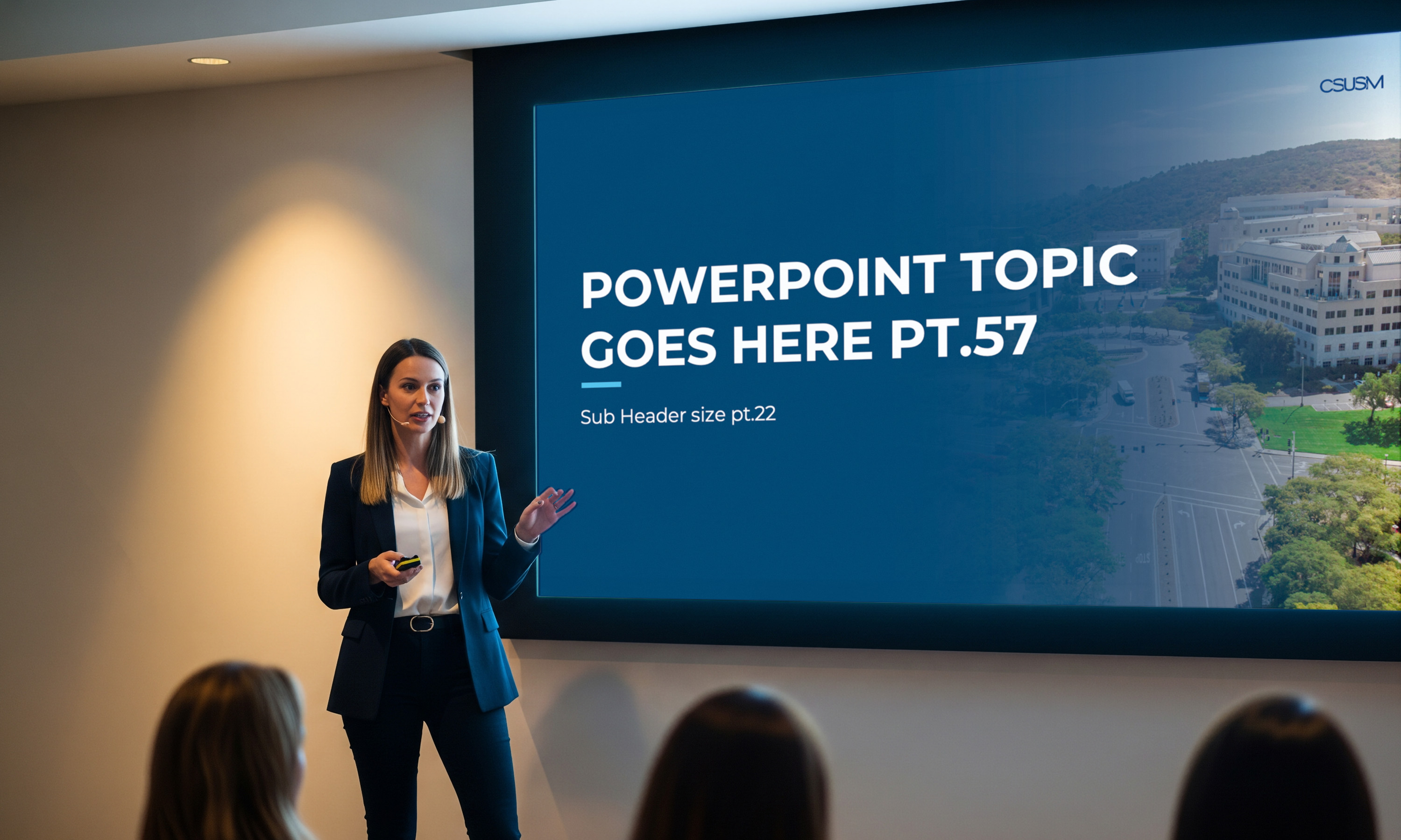 dark version powerpoint mockup