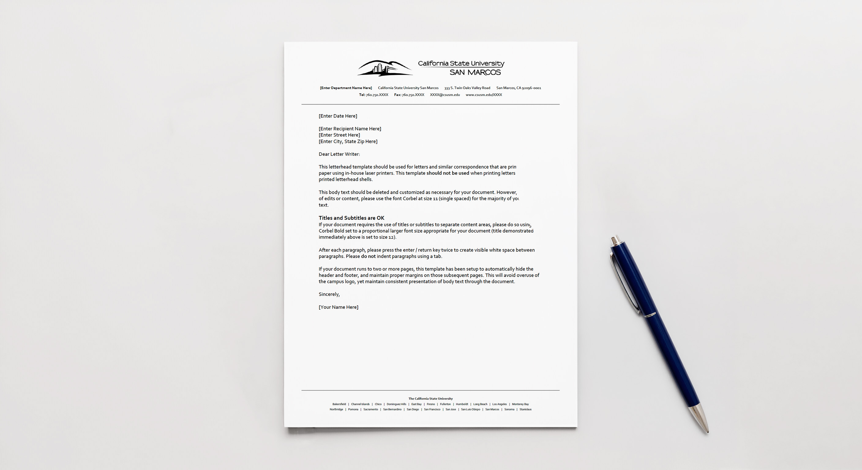 letterhead mockup