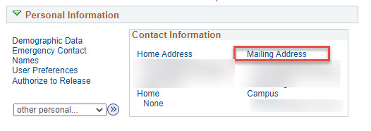 screenshot mailing address