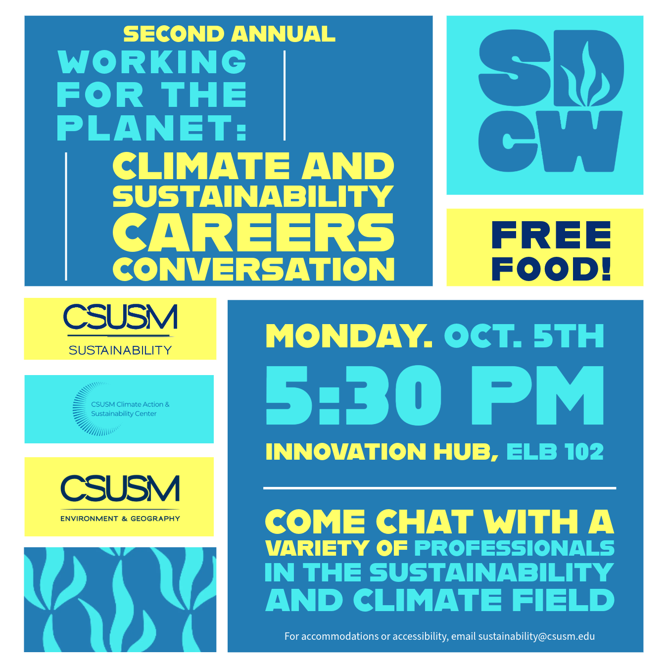 CSUSM San Diego Climate Week Event: Climate & Sustainability Careers