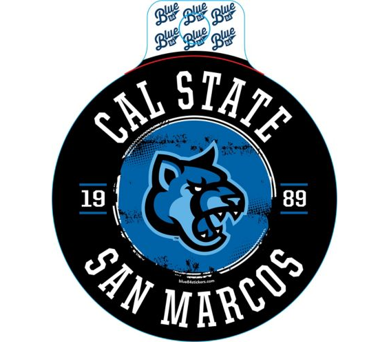 CSUSM campus sticker