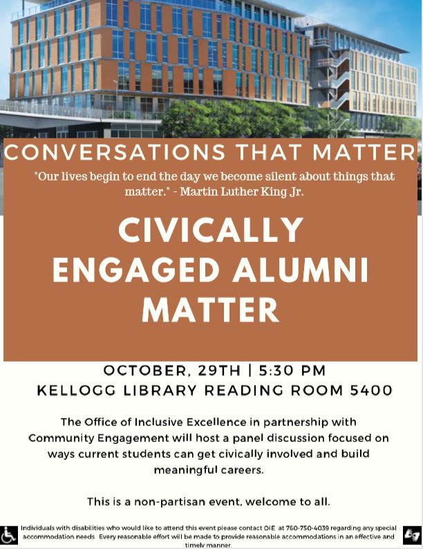 Conversations That Matter: Civically Engaged Alumni Matter