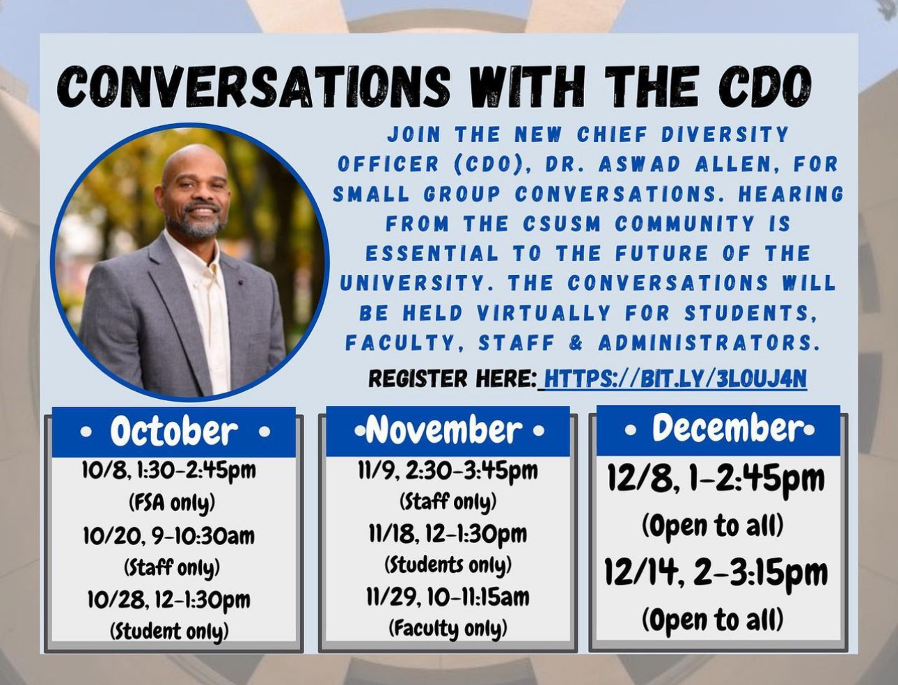 Conversations with the CDO Flyer Fall 21