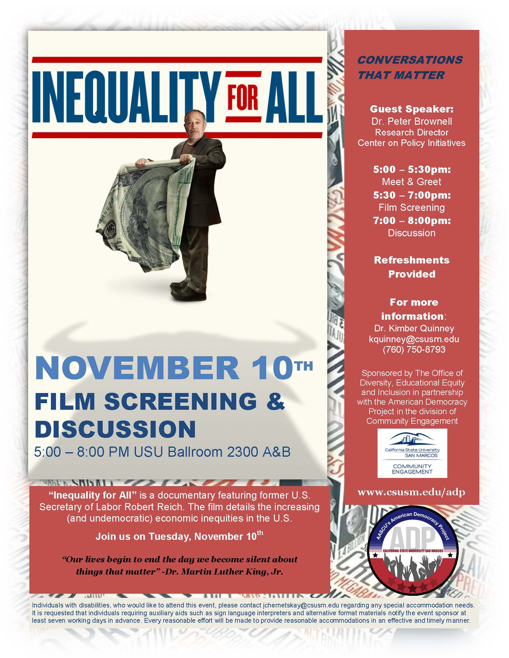 Inequality for all flyer