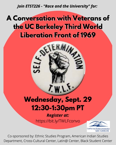 a conversation with veterans of the uc berkley third world liberation front of 1969