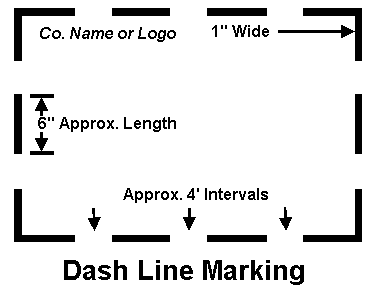 Dash Line Marking