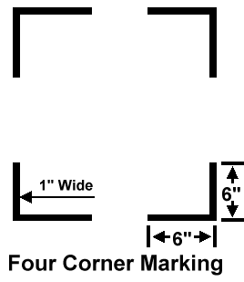 Four Corner Marking