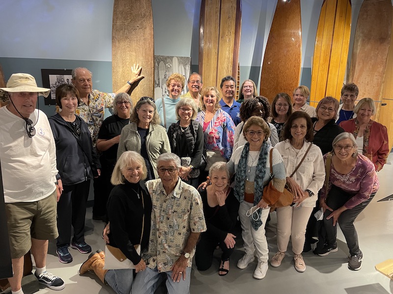 Group photo at the California Surf Museum