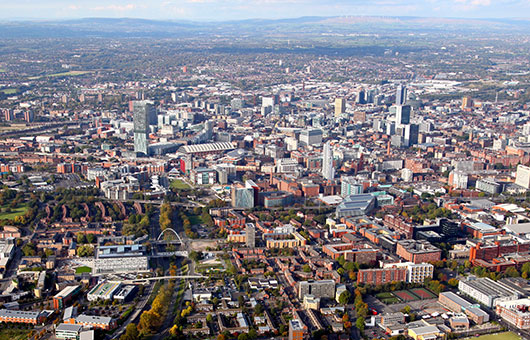 City view of Manchester