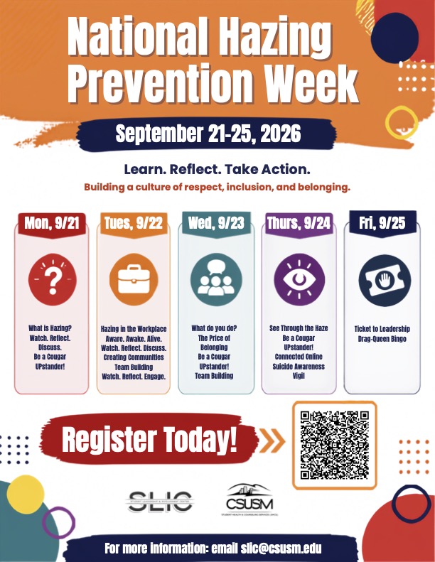 National Hazing Prevention Week 2026 Schedule