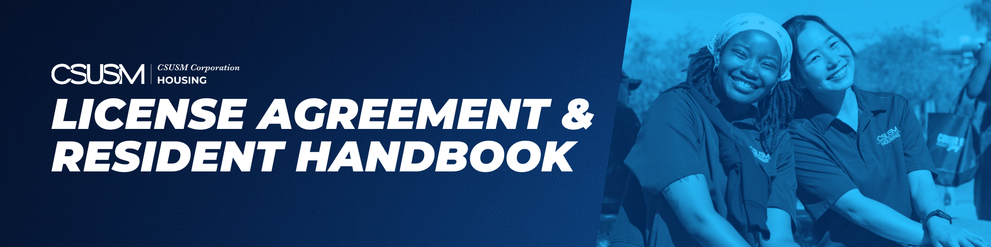 license agreement & resident handbook