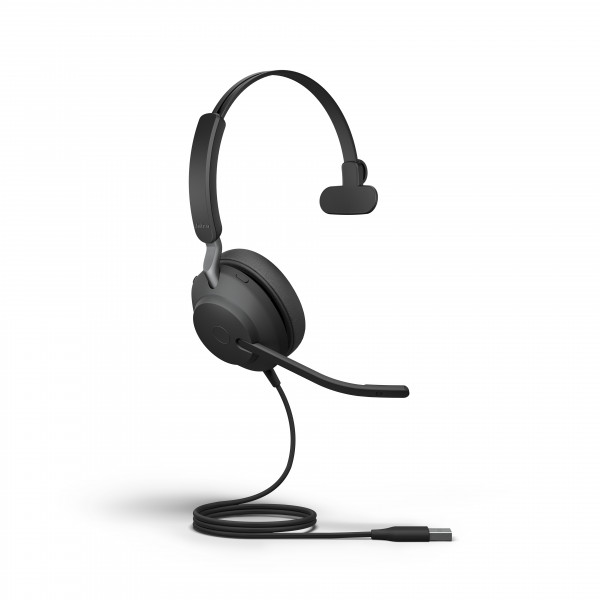 Jabra Evolve 40 Wired - Mono/Single over-ear headset