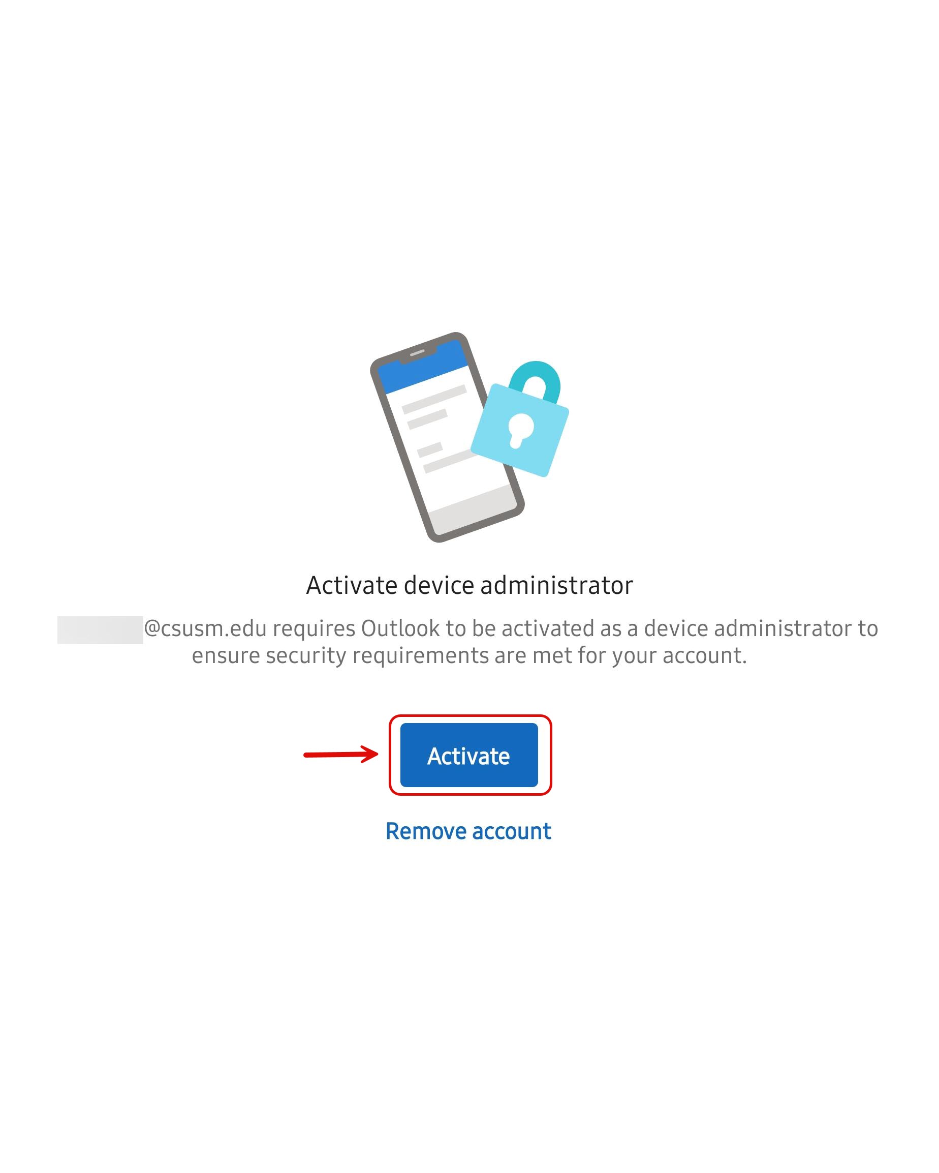 Android Outlook Admin Device Policy
