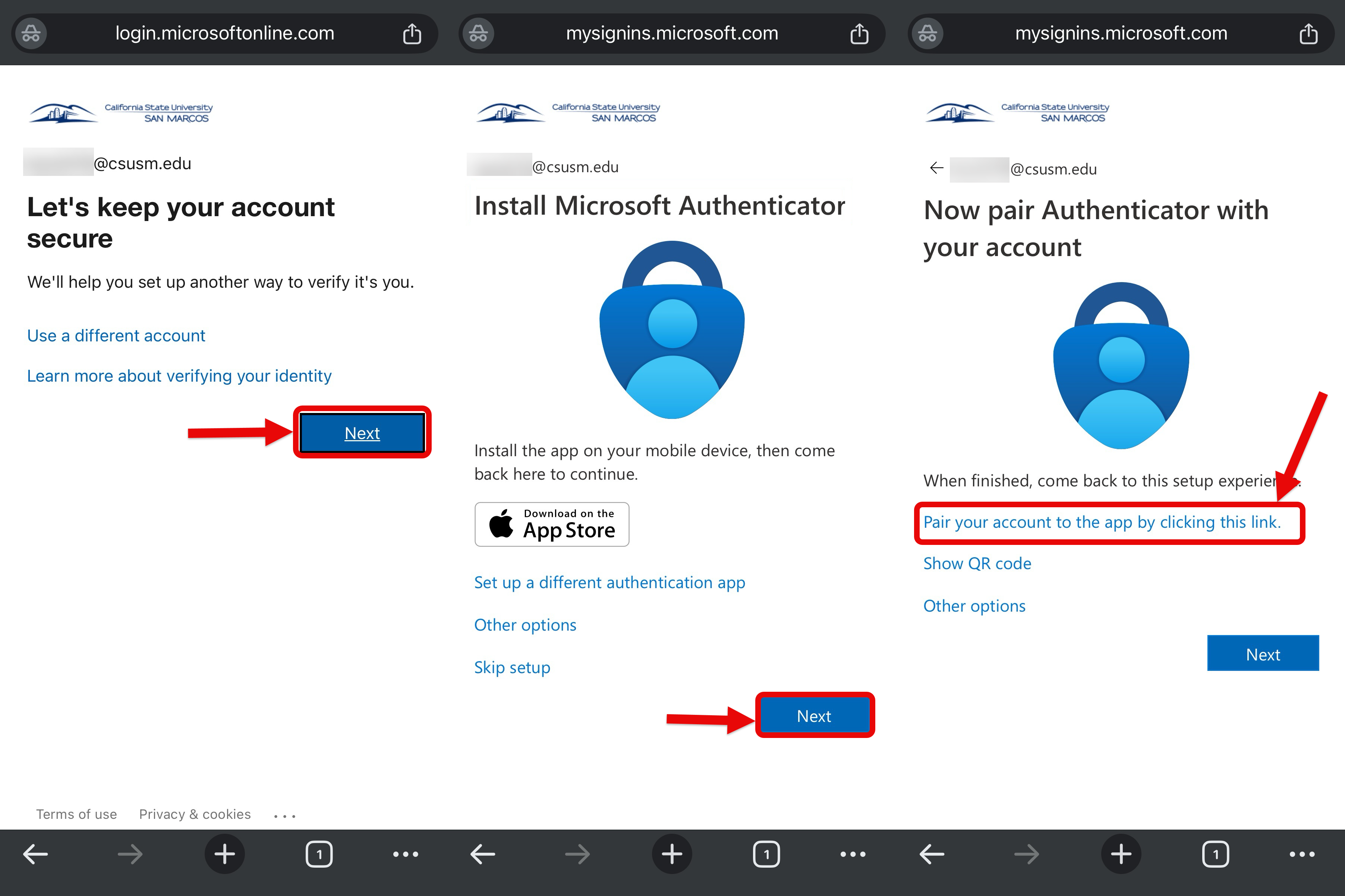 Authenticator Step 3