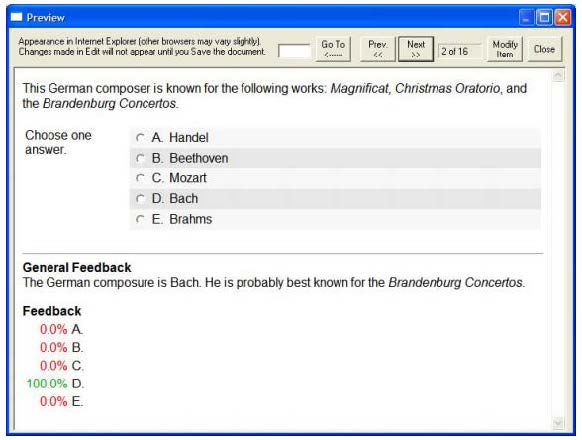 preview questions uploaded to Respondus
