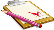 clipboard with checkmark and pencil