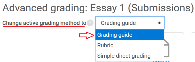 active grading method