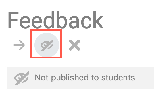 close eye icon indicating the topic is hidden