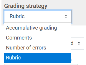 choose grading strategy