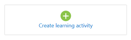 create learning activity
