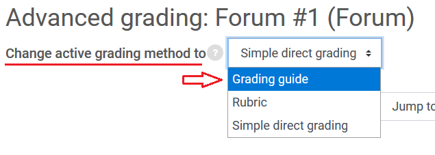 grading options, grading guide