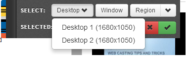 capture area desktop options
