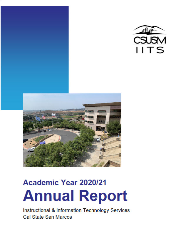 AY 20/21 IITS Annual Report Cover