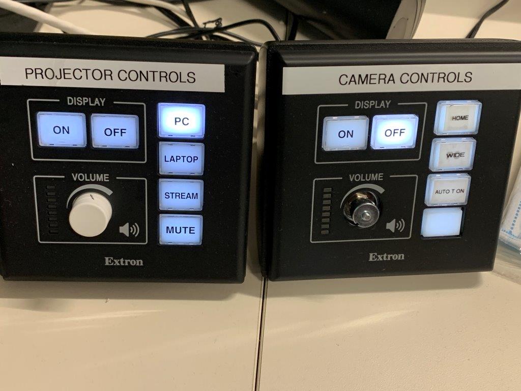 Camera controls.