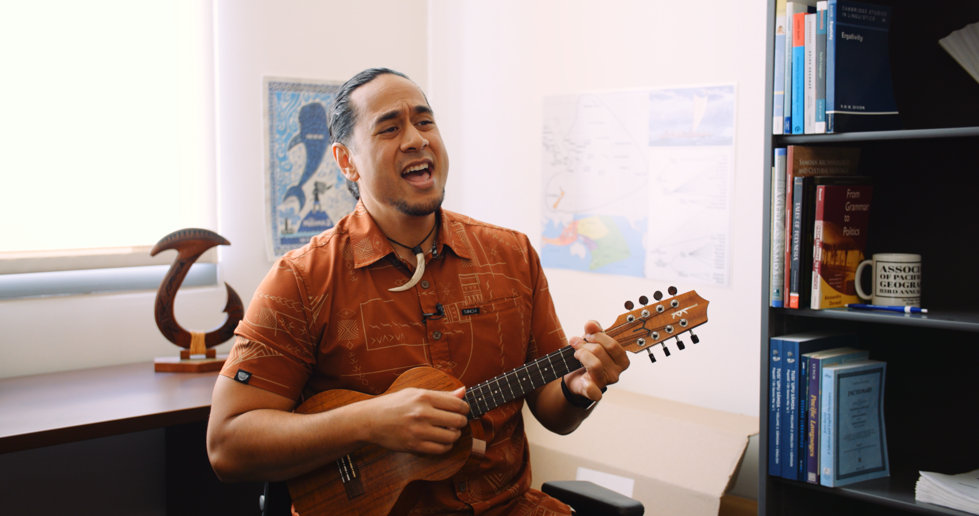 Linguistics professor Grant Muāgututiʻa Linguistics professor Grant Muāgututiʻa