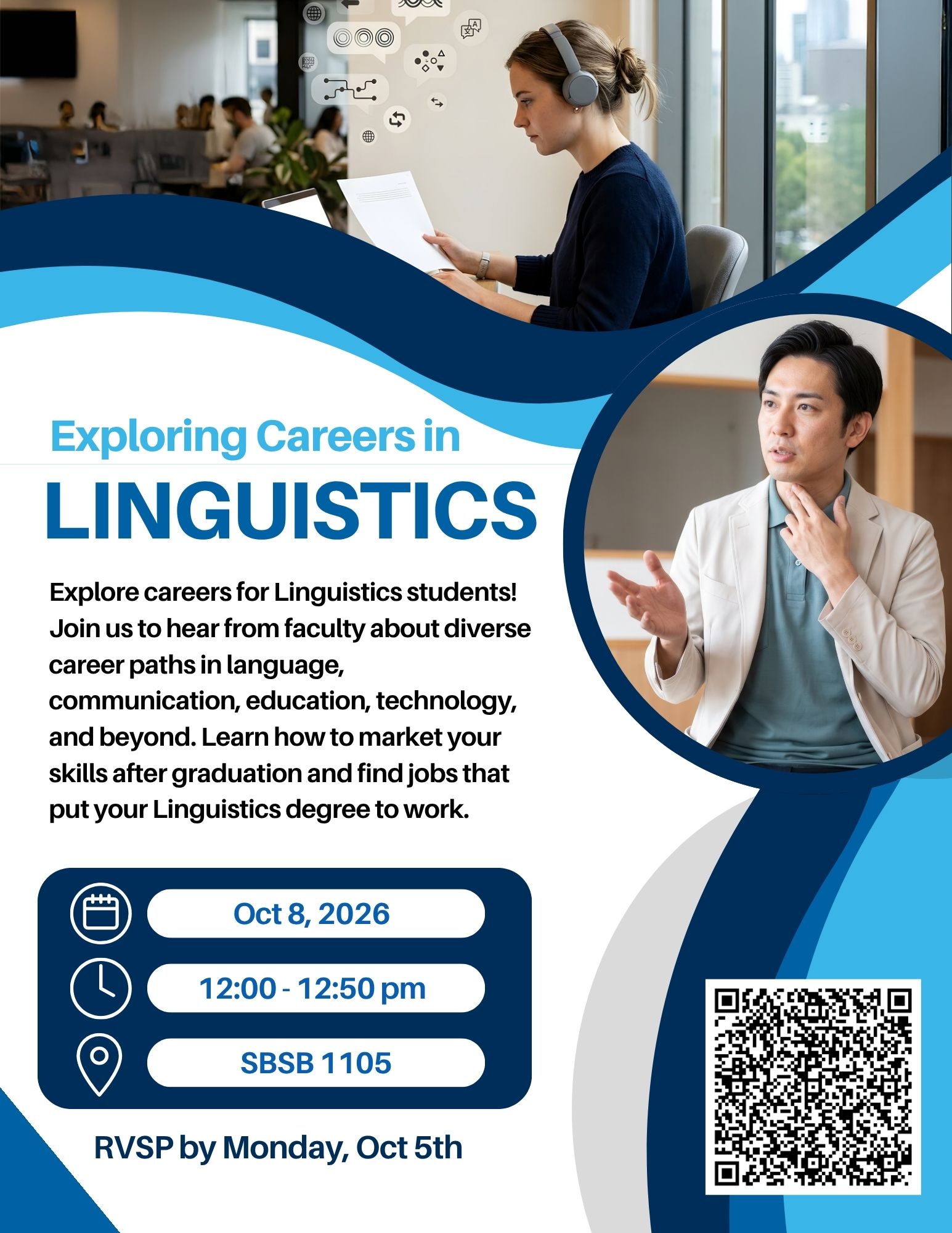 Exploring Careers in Linguistics - Oct 8th