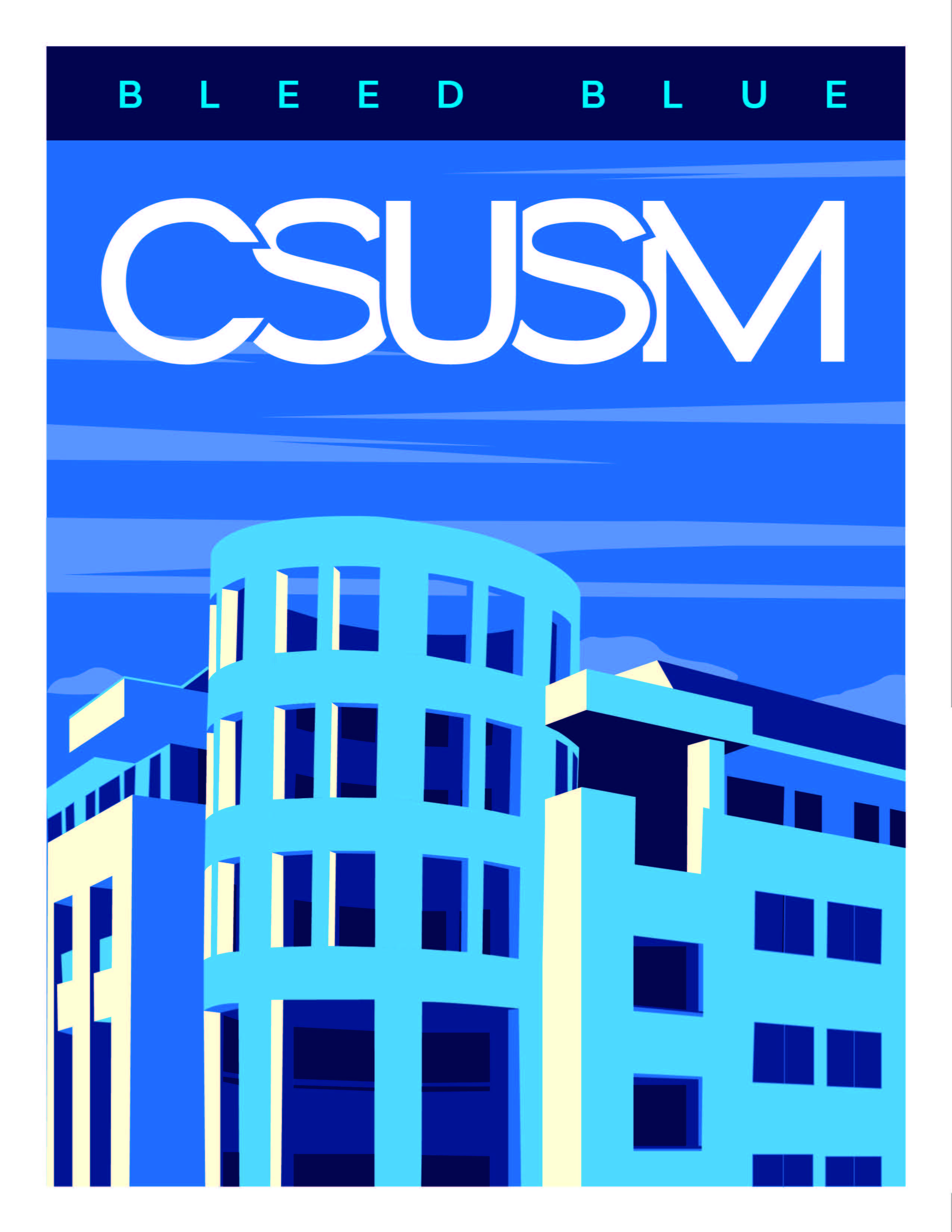 csusm administrative building poster