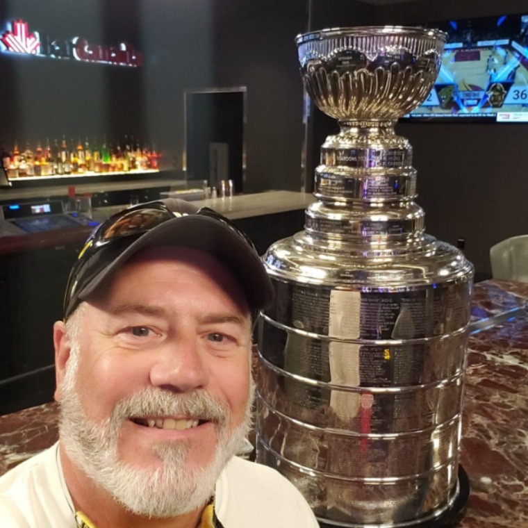 mark with stanley cup