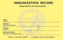 Yellow Vaccine Card