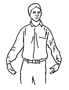 Man stretching