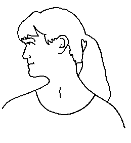 Woman stretching
