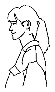 Woman stretching