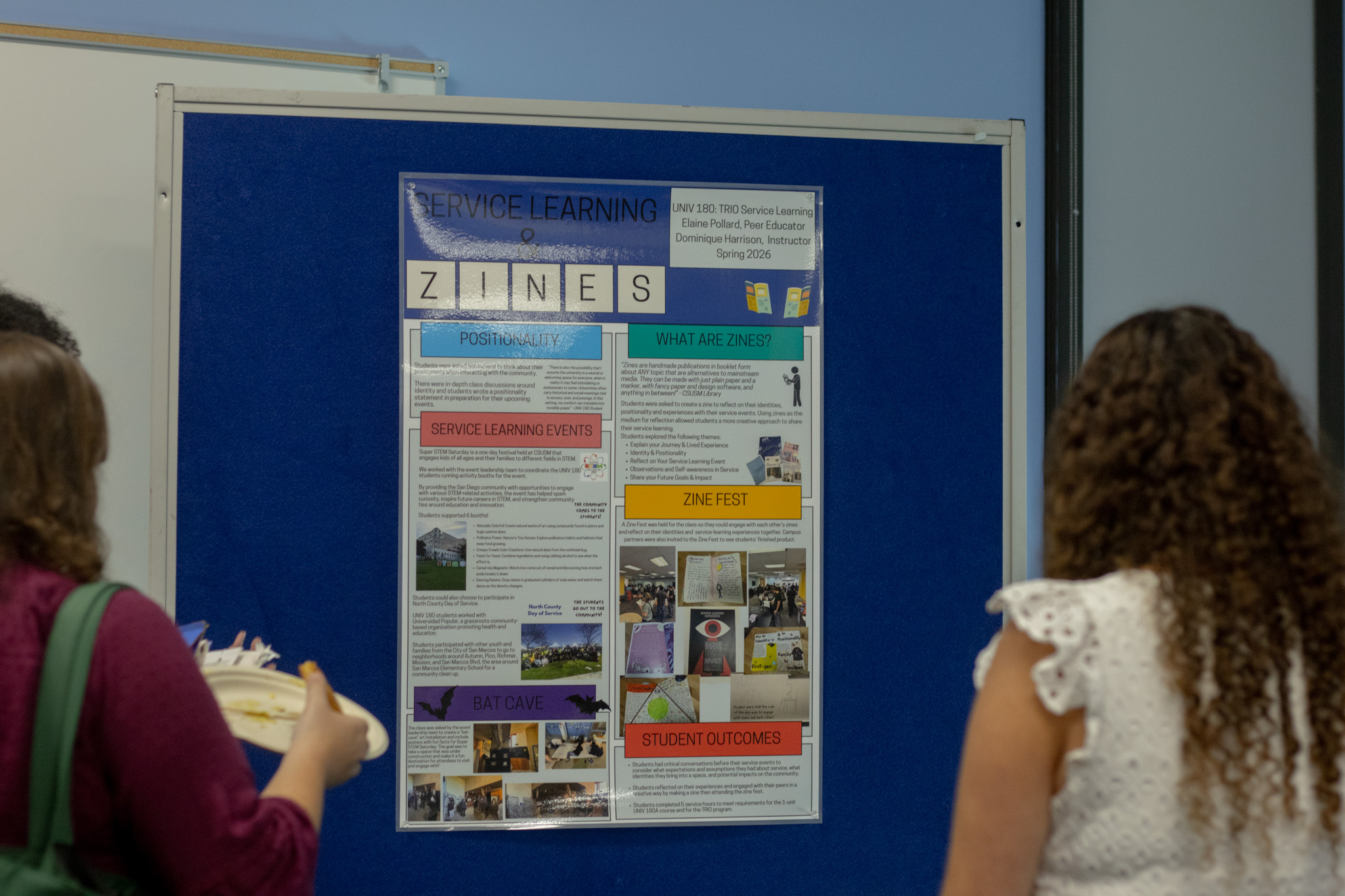 students at the event